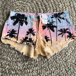 Carmar denim shorts.